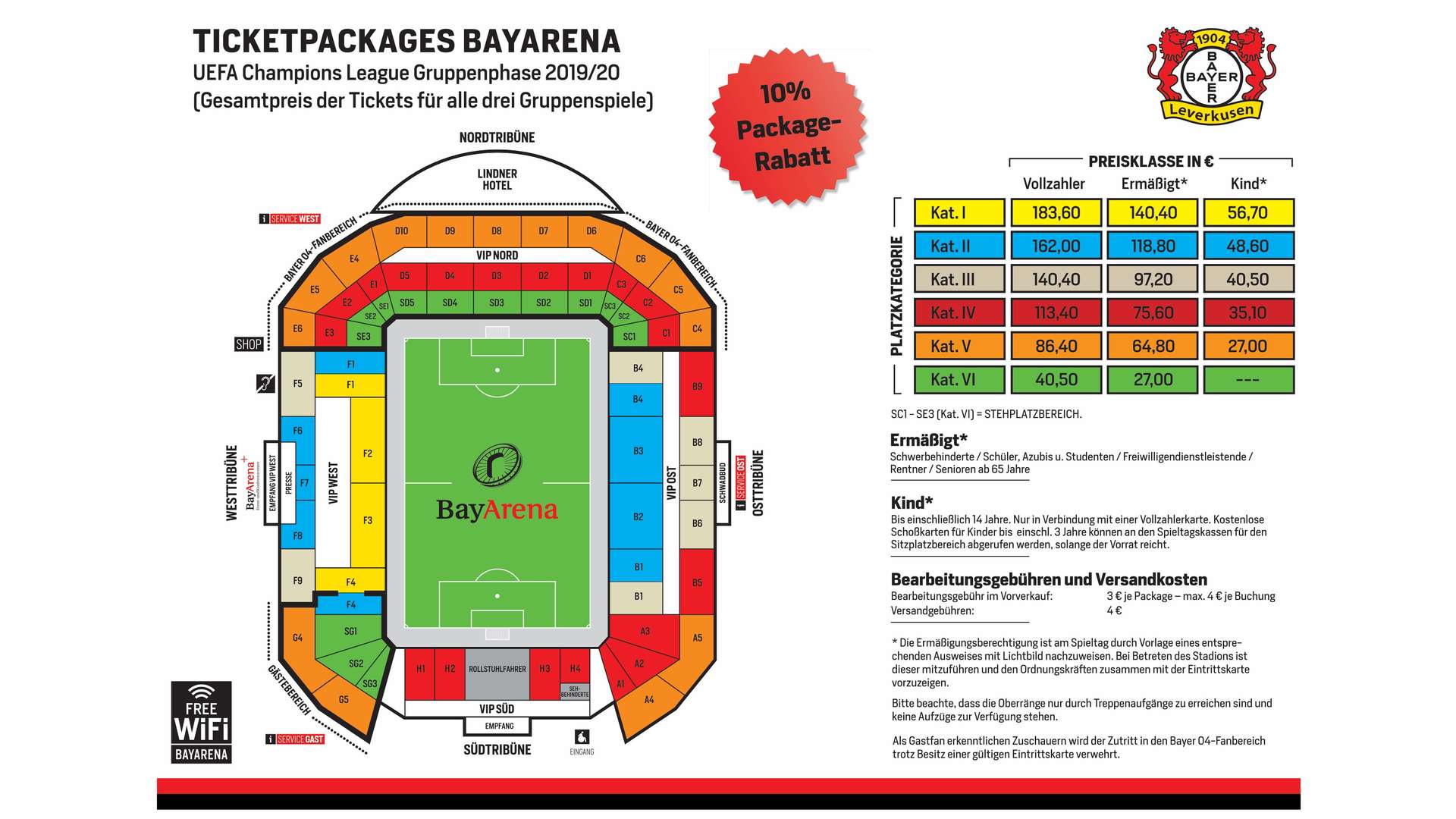 ChampionsLeagueTickets für das erste Heimspiel Bayer04.de