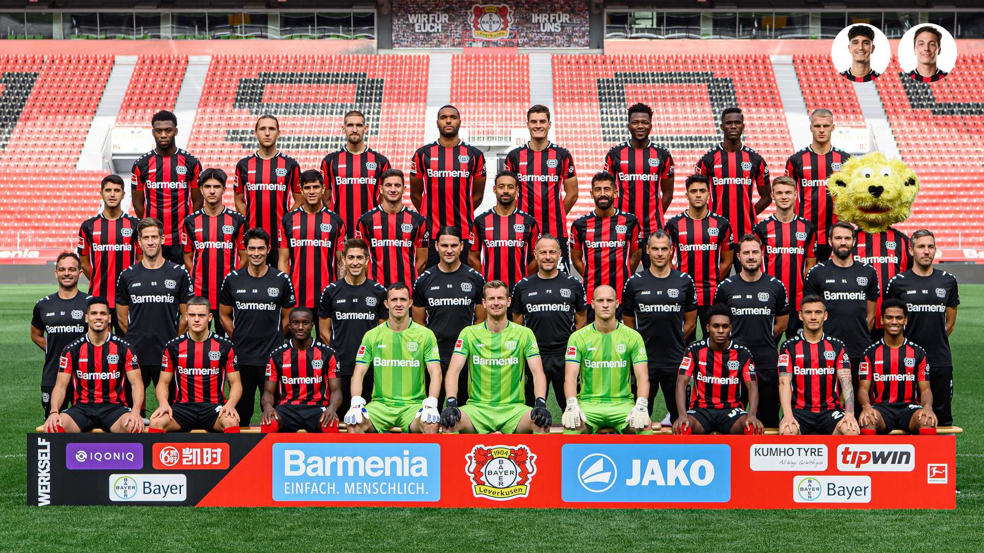 The Werkself our team Bayer 04 Leverkusen