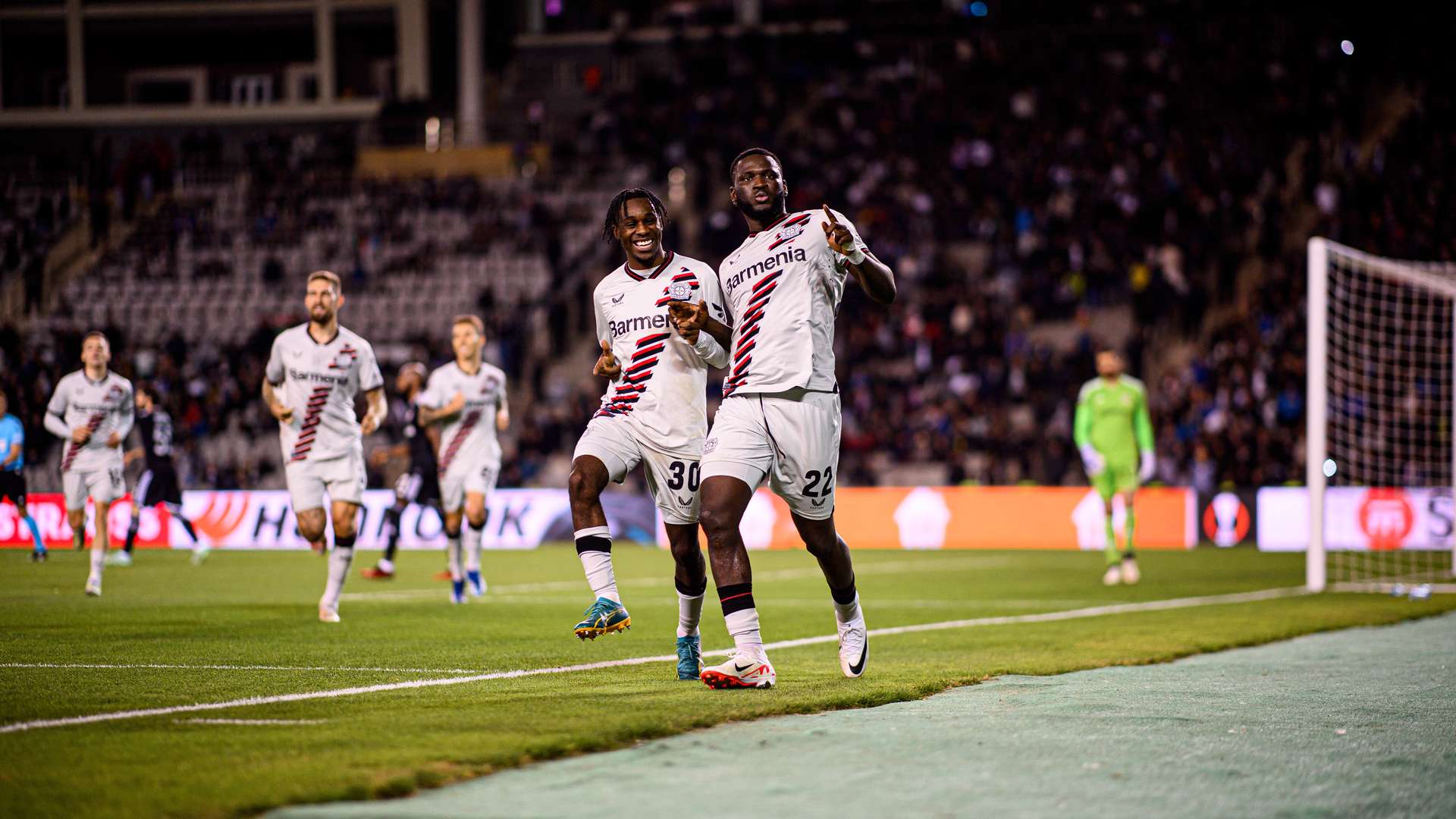 Victor Boniface bejubelt den Siegtreffer