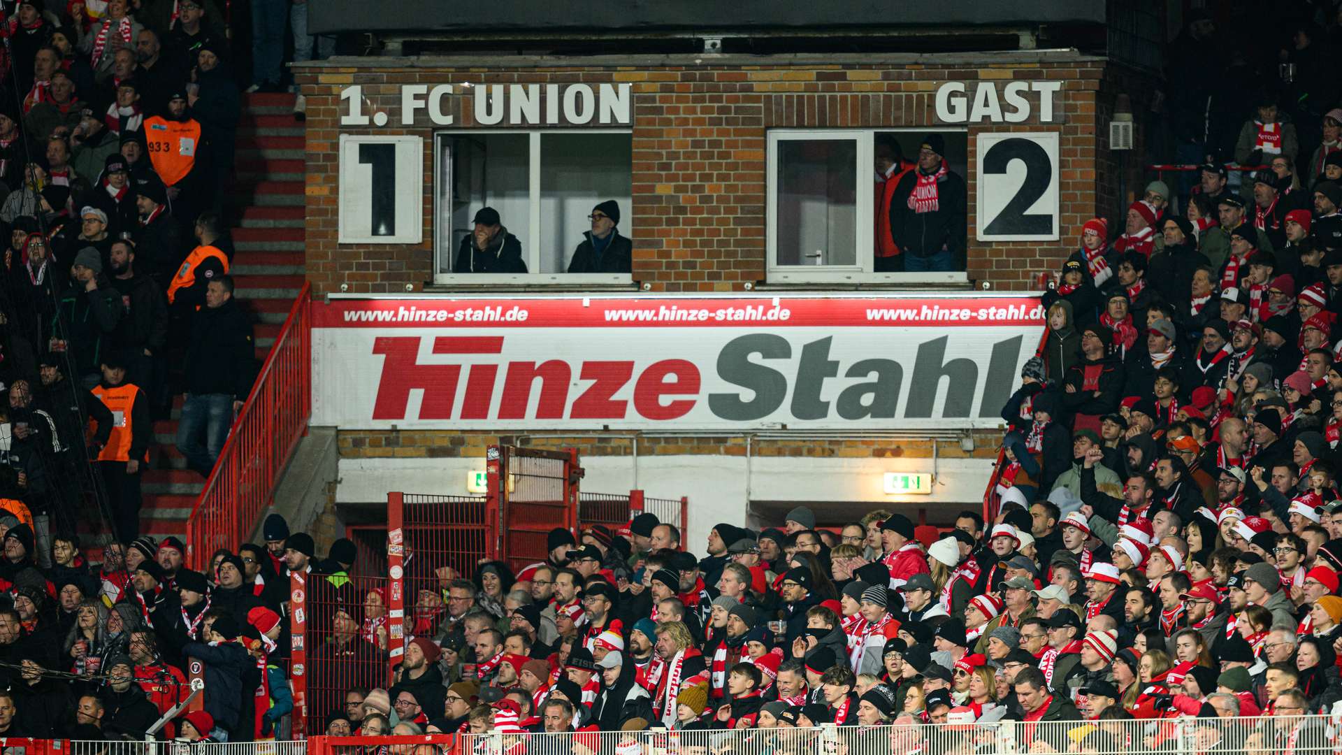Spielstand im Stadion