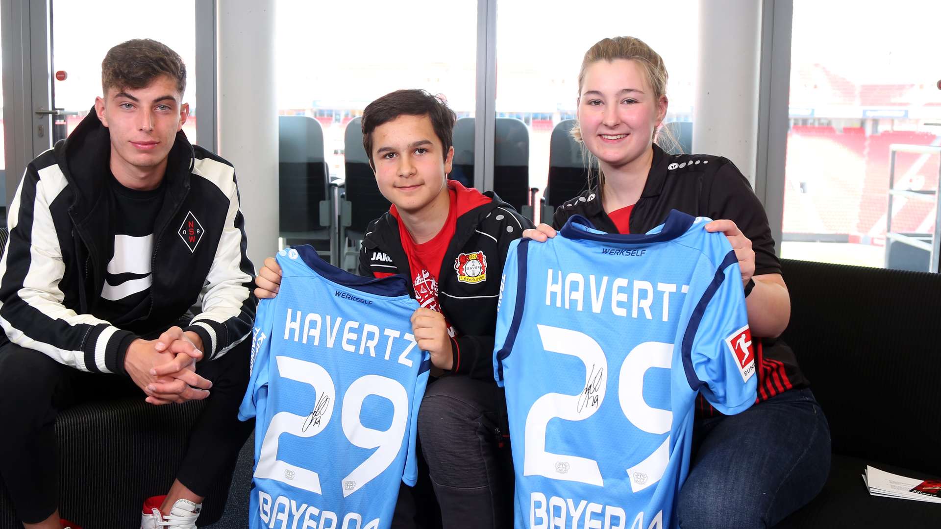 Kai Havertz con el Club de Adolescentes