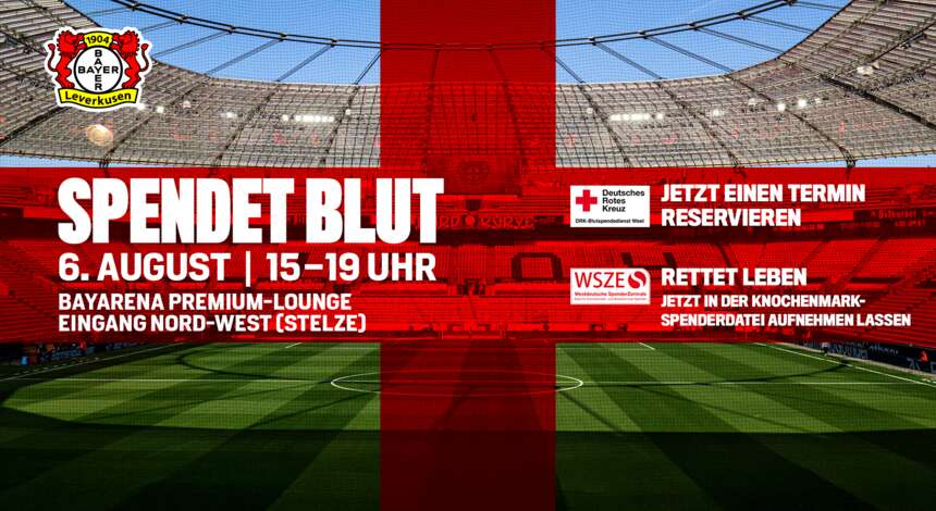 Blutspendenaktion BayArena 2025
