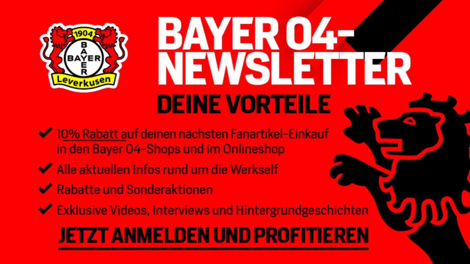 Blockbanner Anmeldung Newsletter