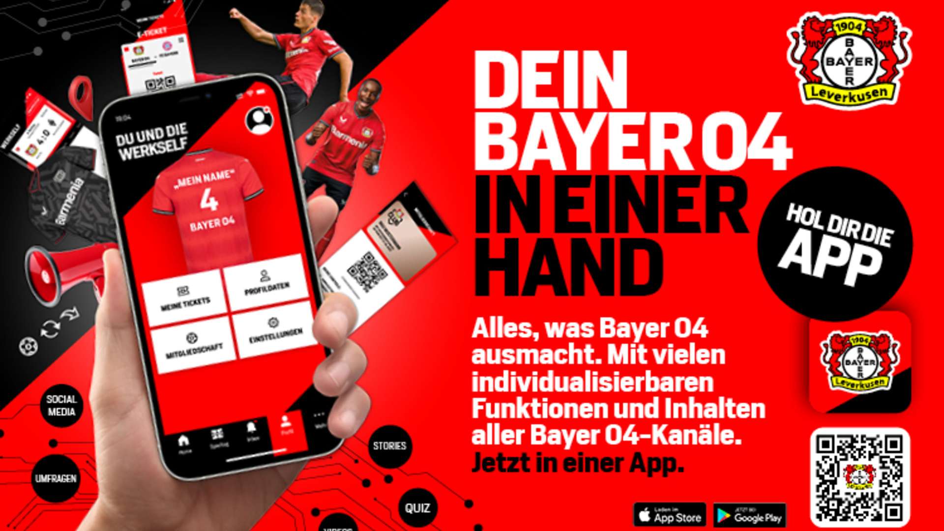 Blockbanner Bayer 04-App