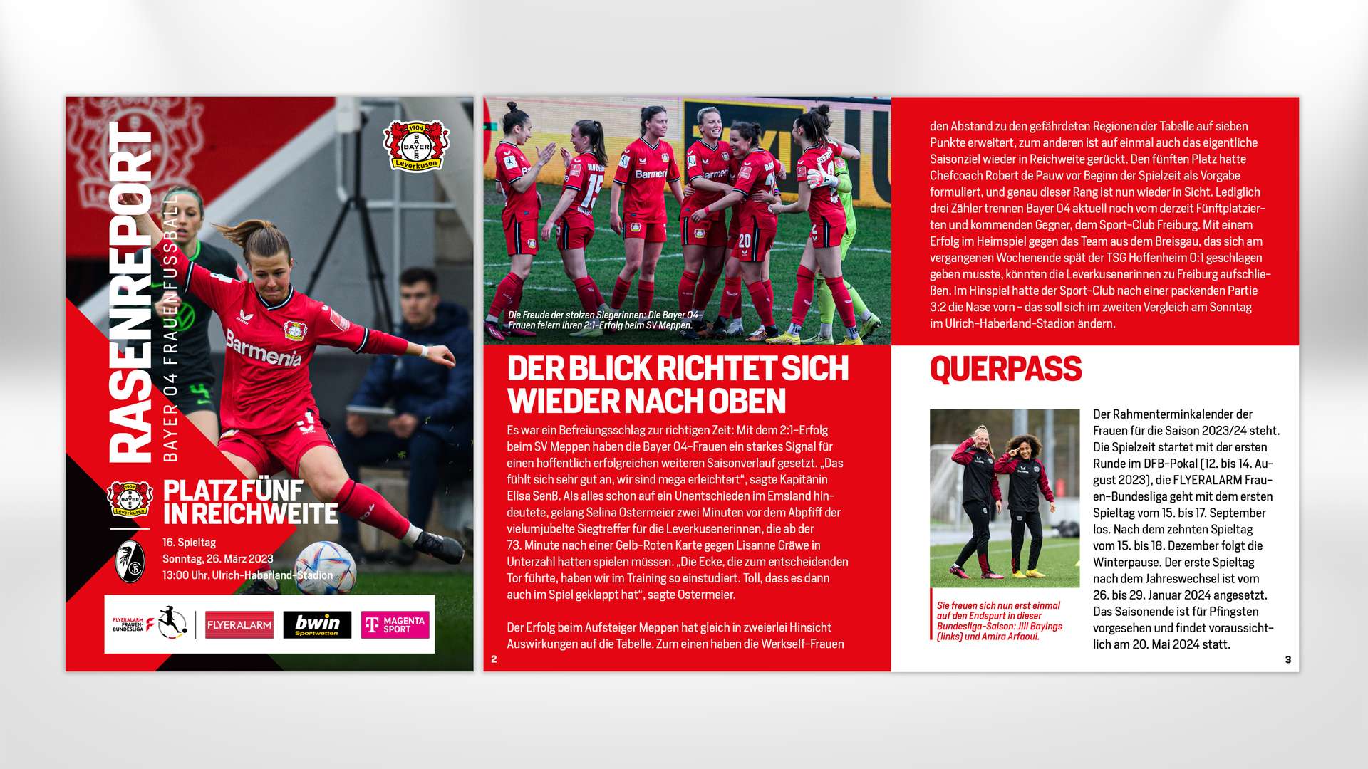 Informe sobre el césped del partido en casa contra el SC Freiburg