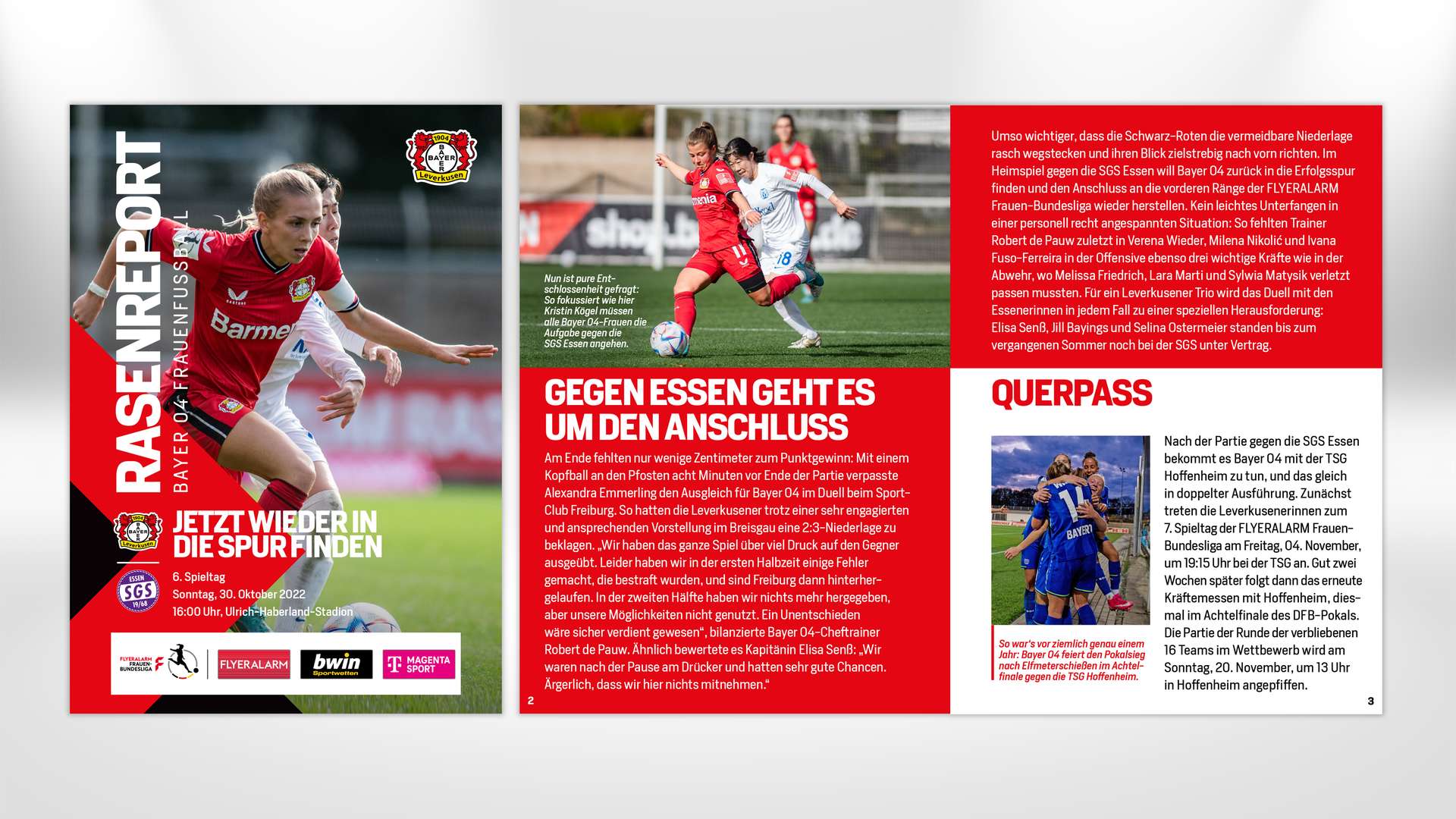 Informe de césped contra SGS Essen