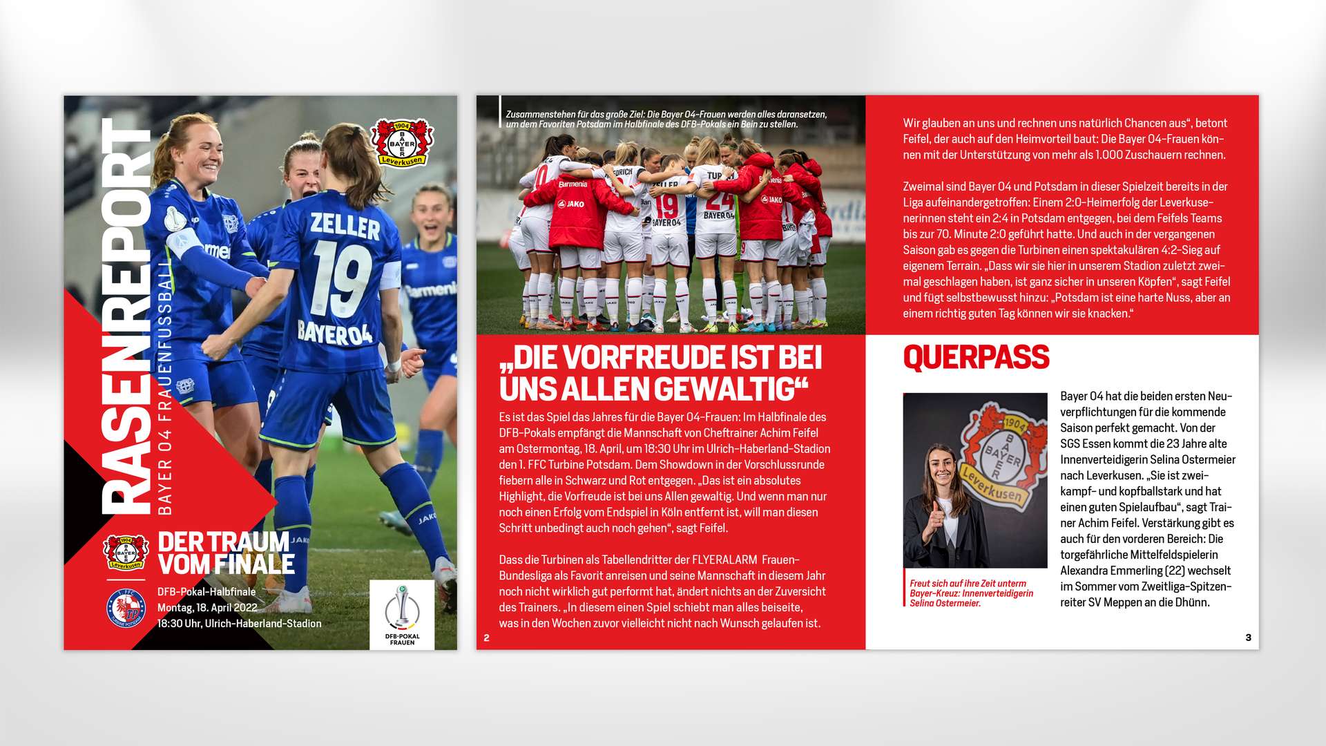 Informe de césped contra 1. FFC Turbine Potsdam