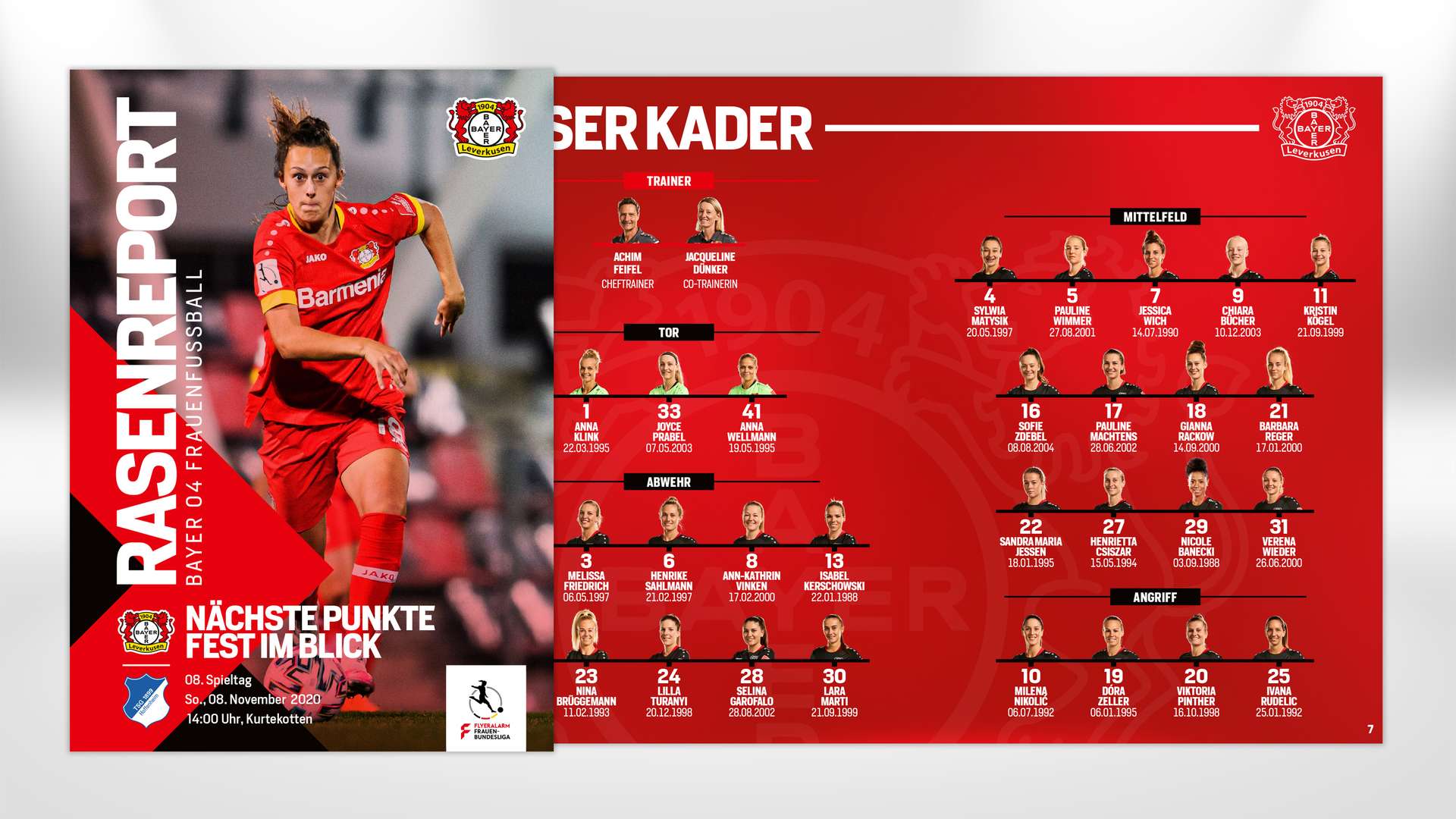 Informe de césped contra el TSG Hoffenheim