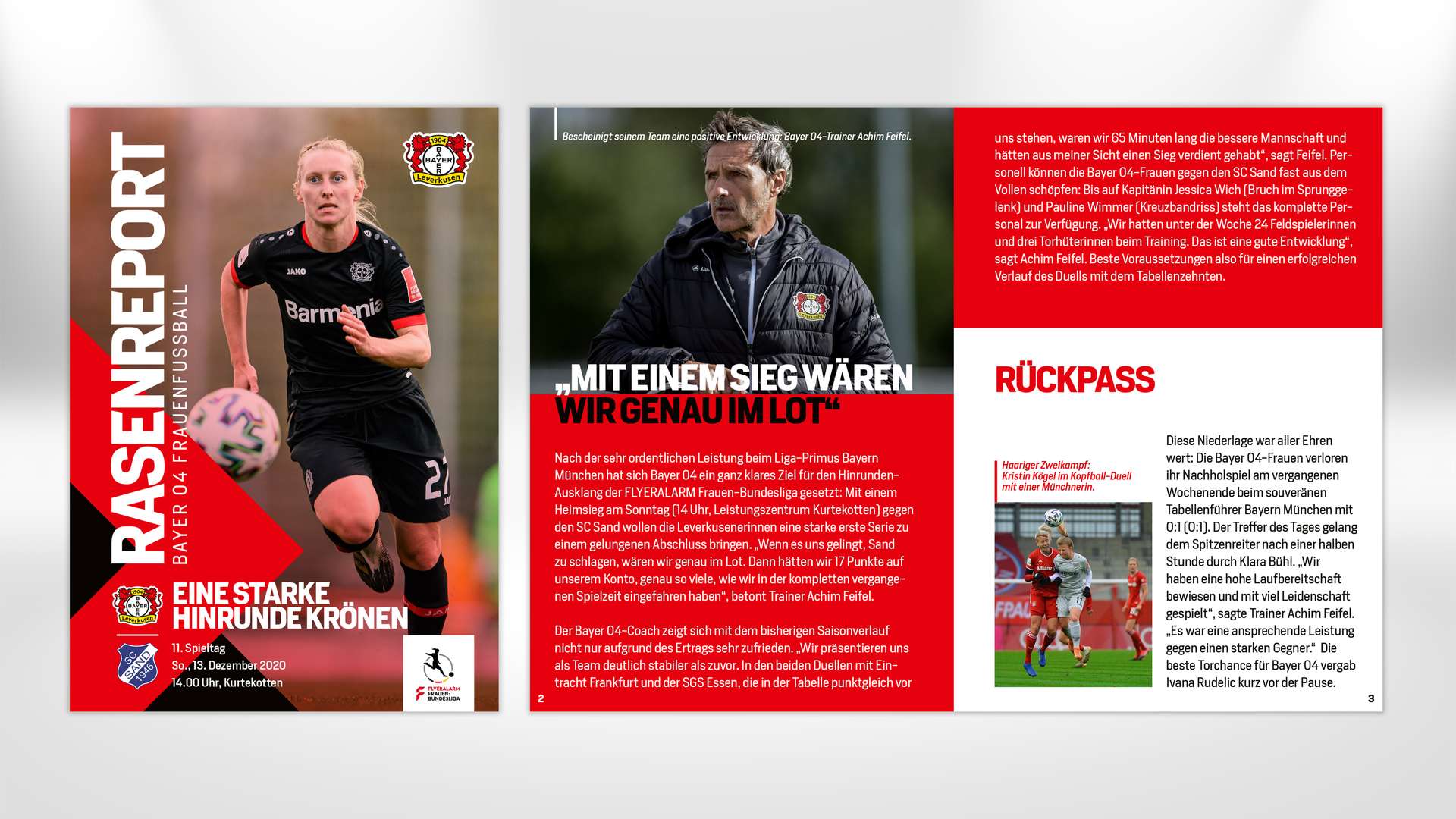 Informe de césped contra SC Sand