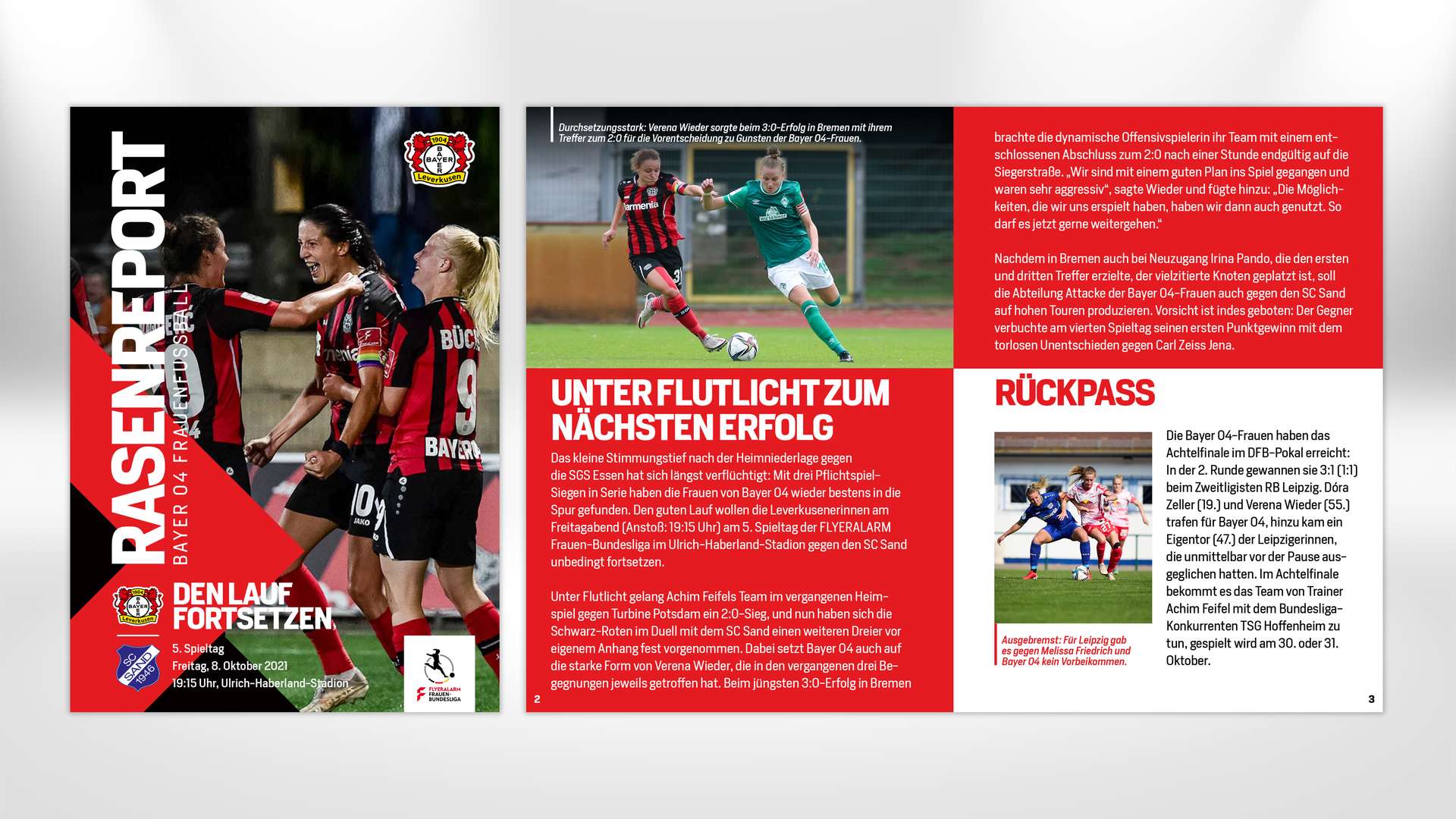 Informe de césped contra SC Sand