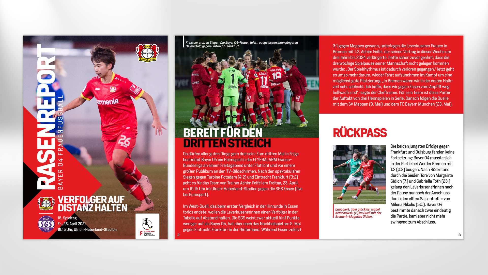 Informe de césped contra SGS Essen