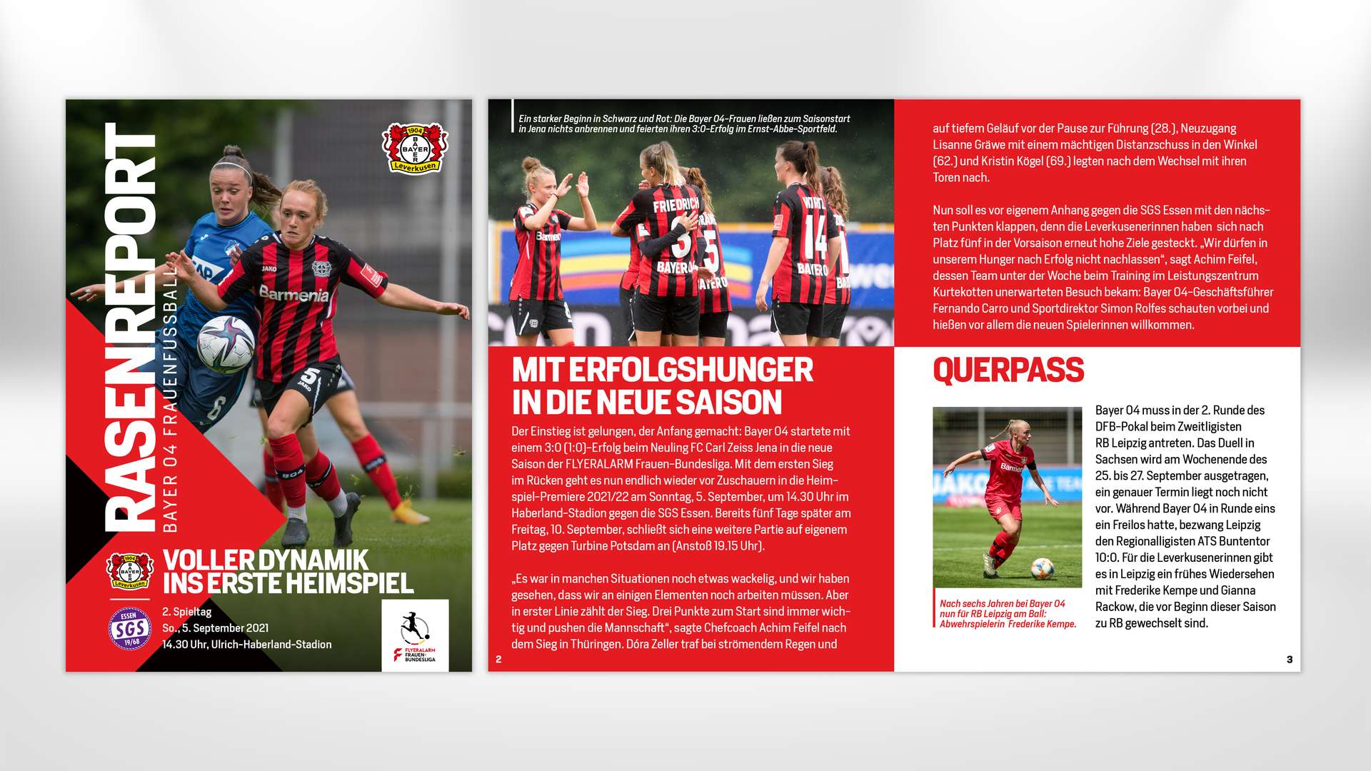 Informe de césped contra SGS Essen