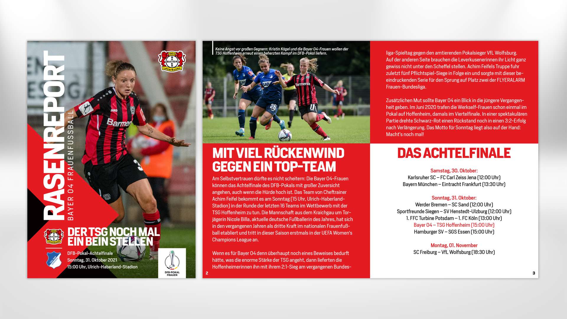 Informe de césped contra el TSG Hoffenheim