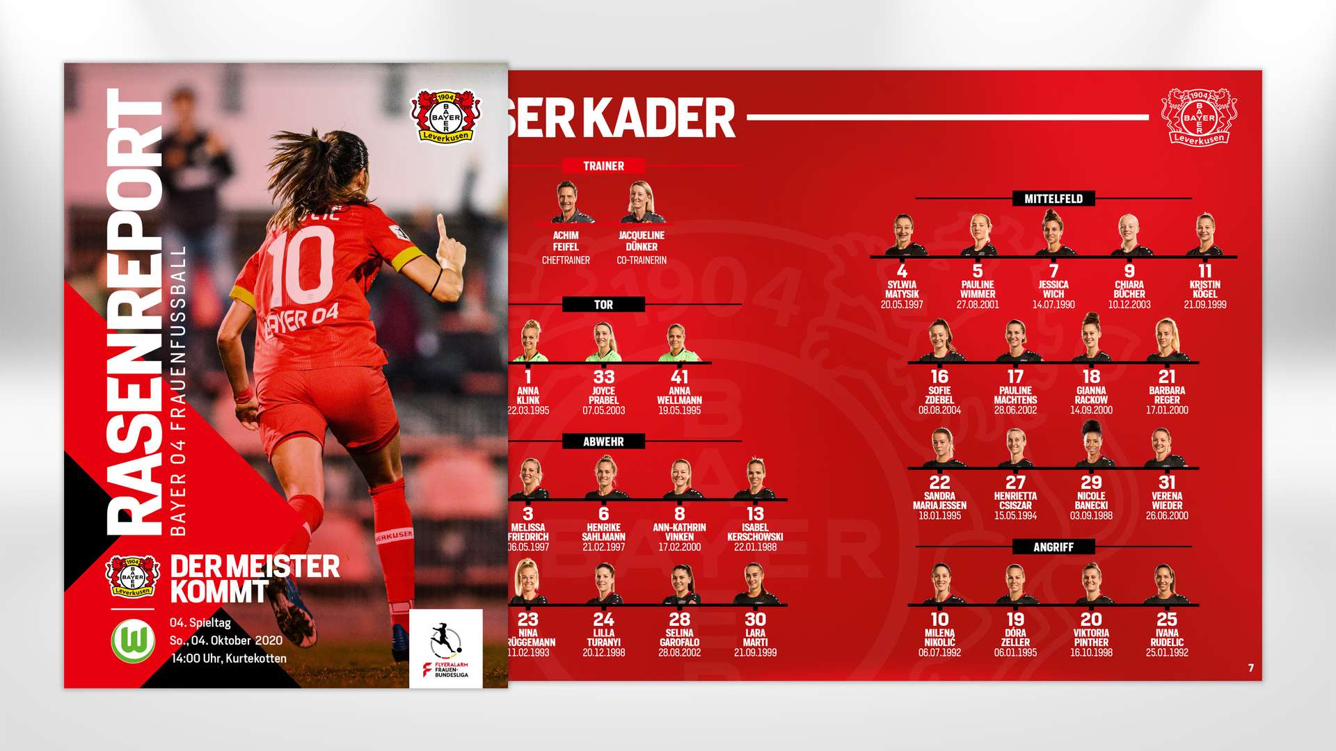 Informe de césped contra el VfL Wolfsburg