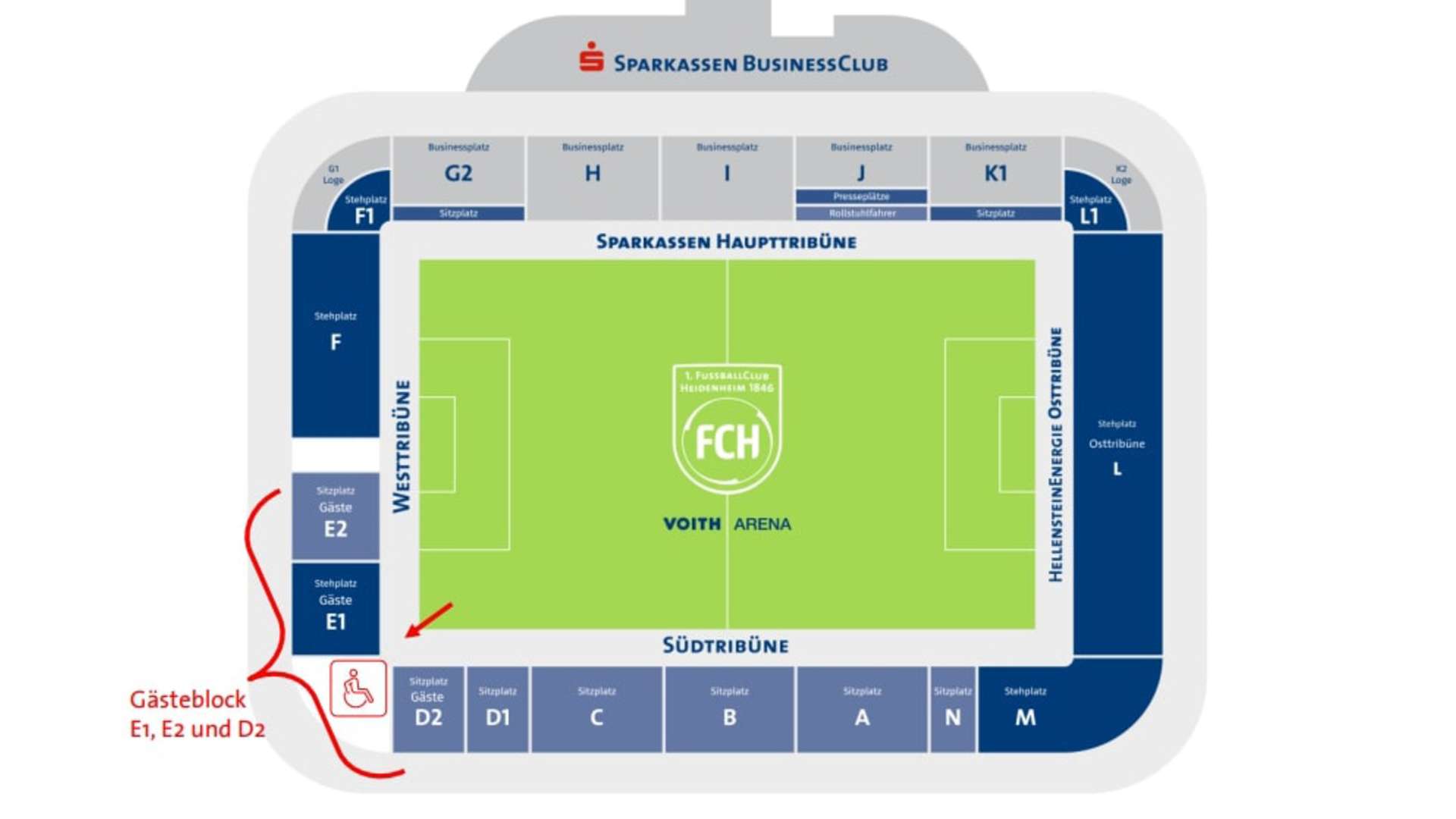 Stadiongrafik Heidenheim