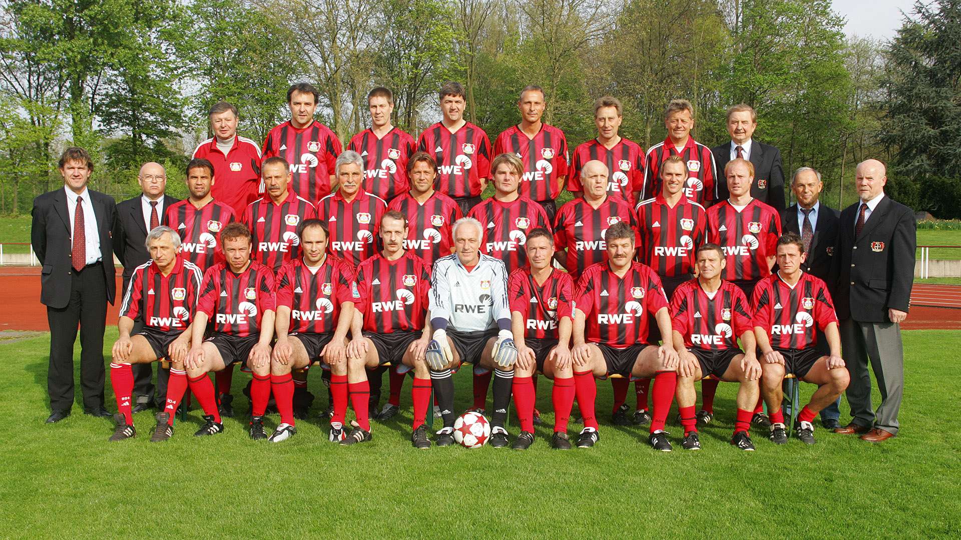 The Bayer 04 traditional team in 2005