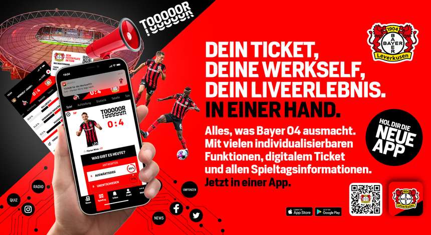 Die neue Bayer 04-App ist da!