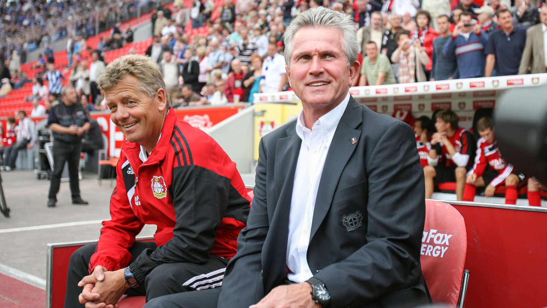 Jupp Heynckes mit Peter Hermann