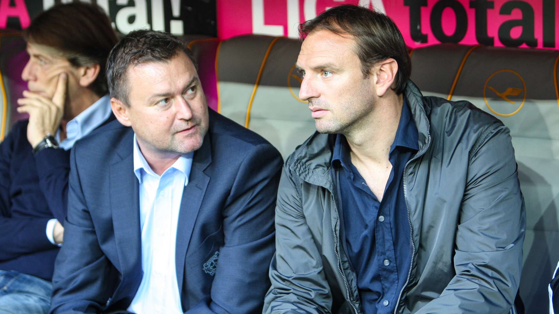 Dirk Dreher mit Jens Nowotny