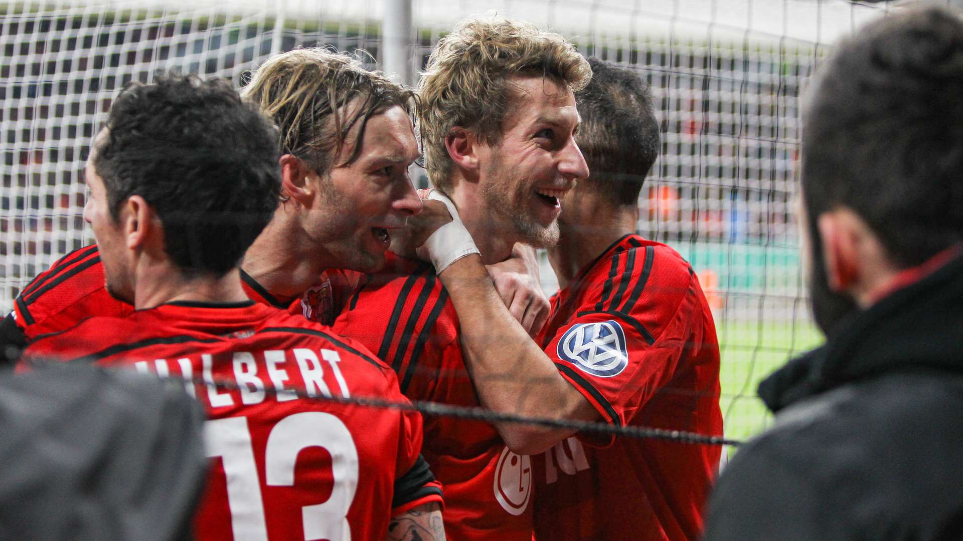 Stefan Kießling mit Simon Rolfes
