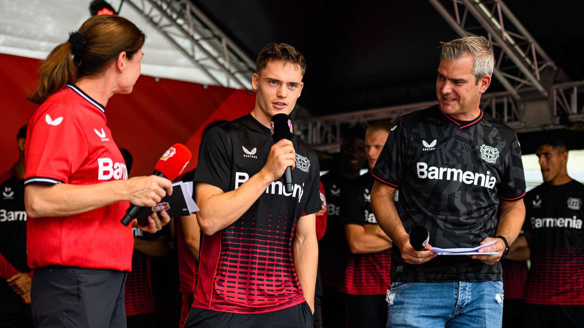 Mit Wirtz bei der Saisoneroeffnung