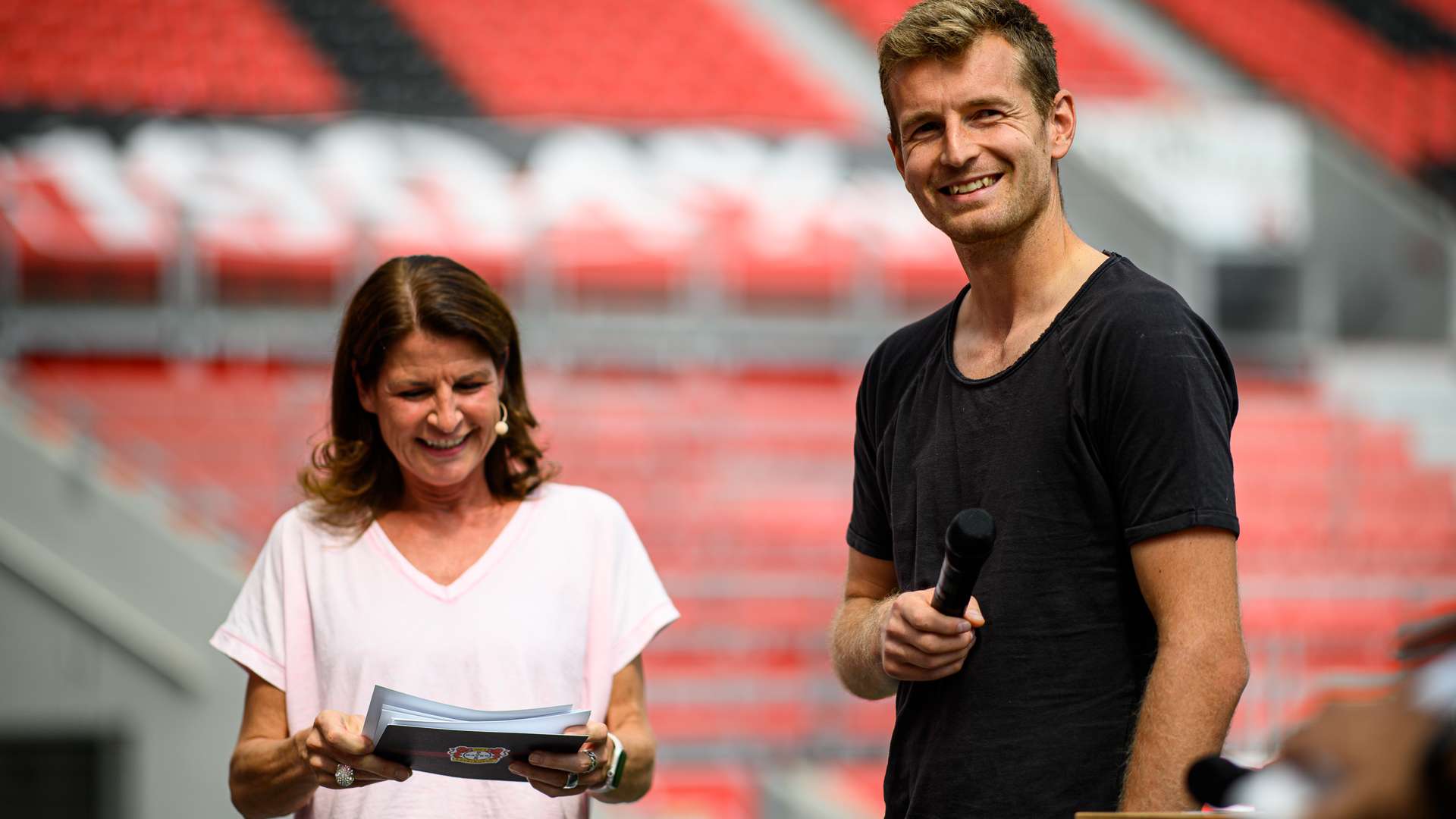 Pitti Dahl und Lukas Hradecky