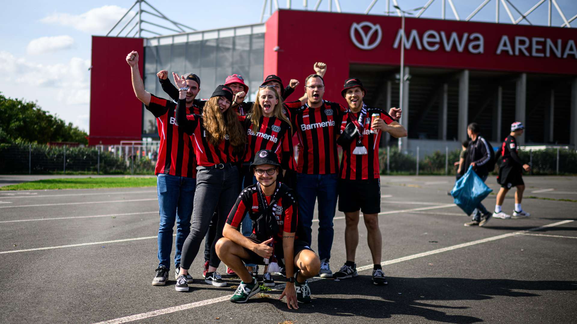 Bayer 04-Fans in Mainz
