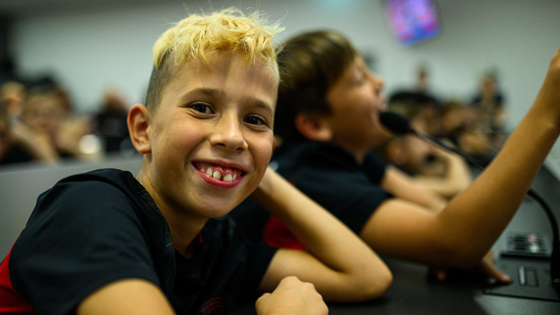 Gute Laune bei der Kids-PK