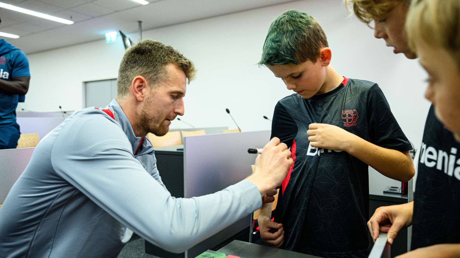 Autogramme im Anschluss