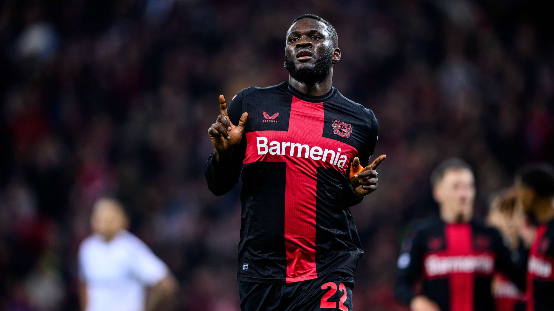 Jubel von Victor Boniface