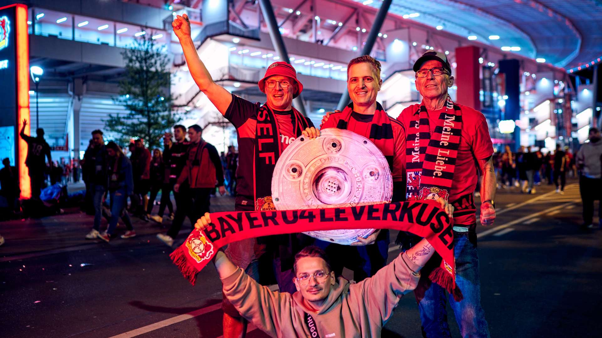 Feierlichkeiten nach Abpfiff