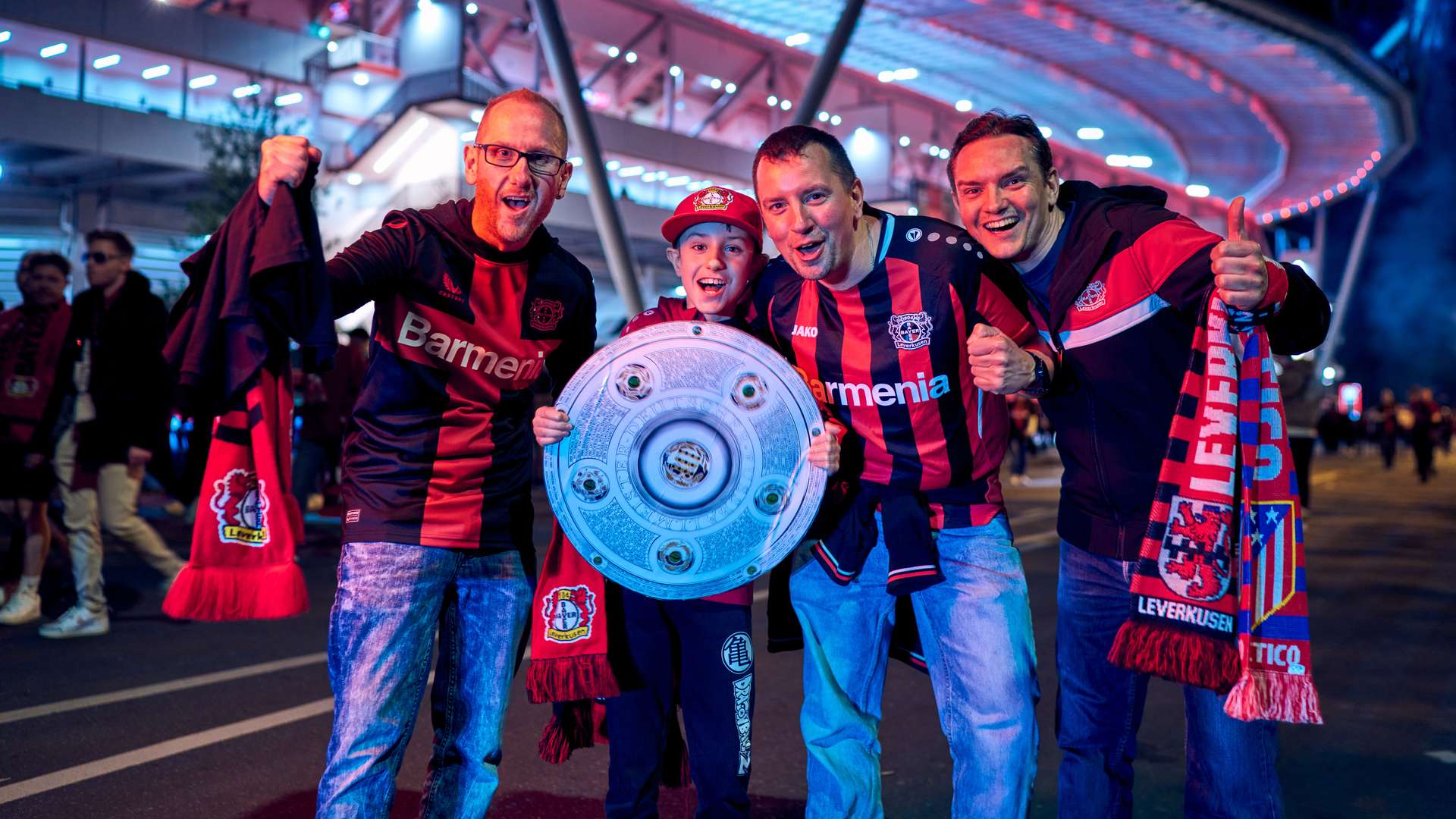 Feierlichkeiten nach Abpfiff