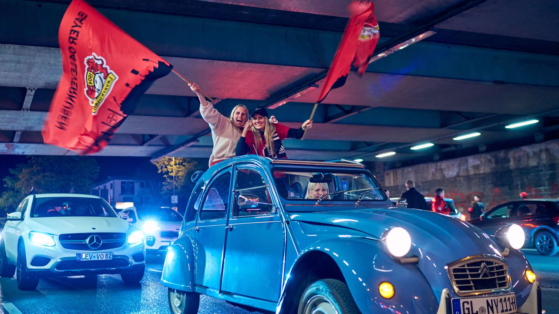 Feierlichkeiten nach Abpfiff