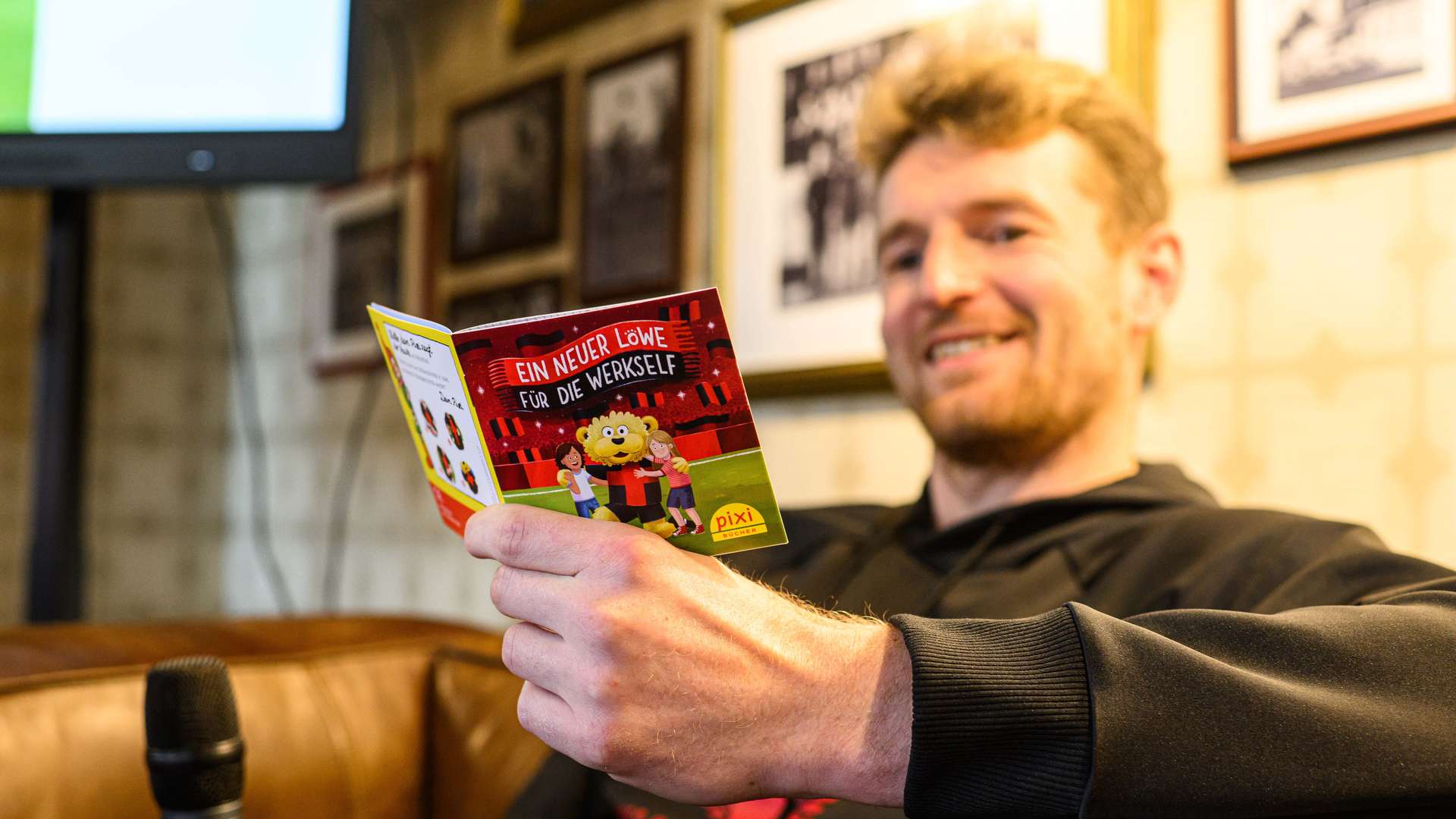 Hradecky bei der Lesung