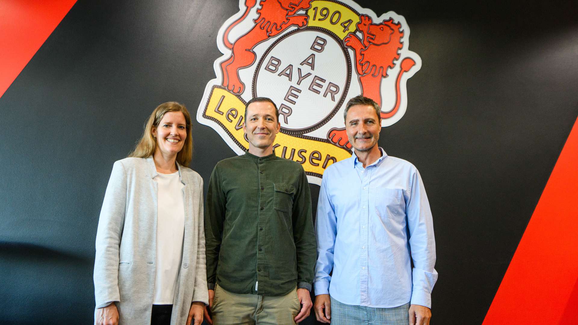 Linda Schöttler, Roberto Pätzold und Achim Feifel