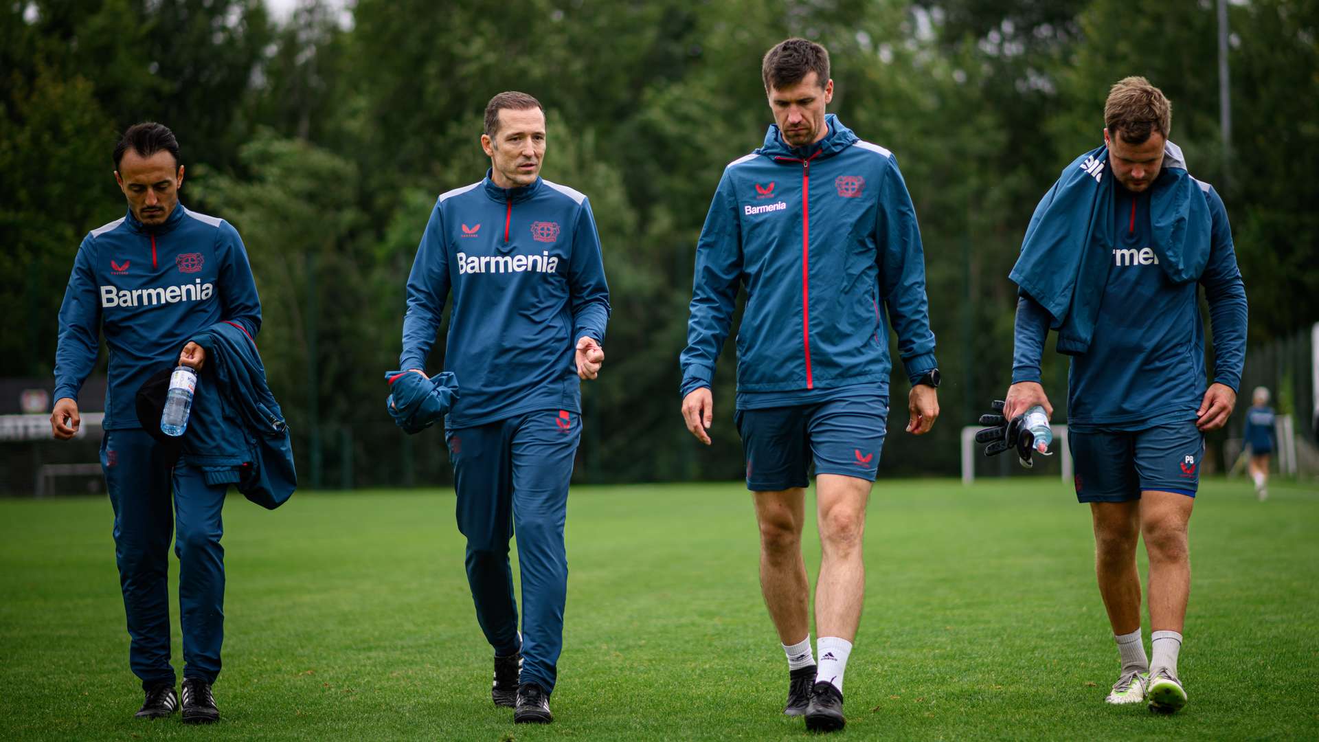 Pätzold and his coaching staff