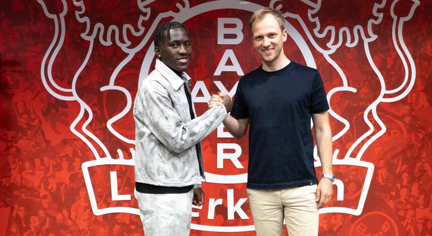 Osman Turay mit Kim Falkenberg