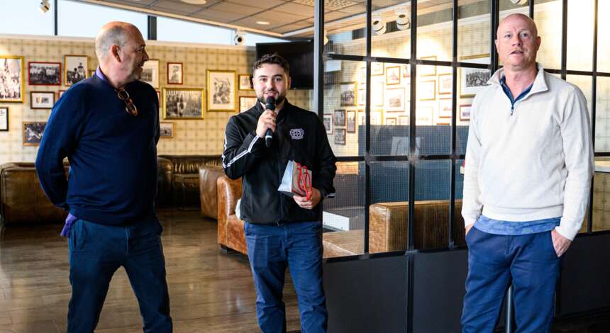 Fernando Carro, Mateo Barjollo und Carsten Baumann