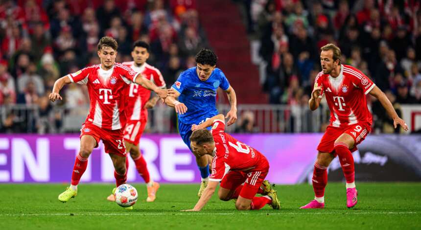 Ibrahim Maza gegen den FC Bayern