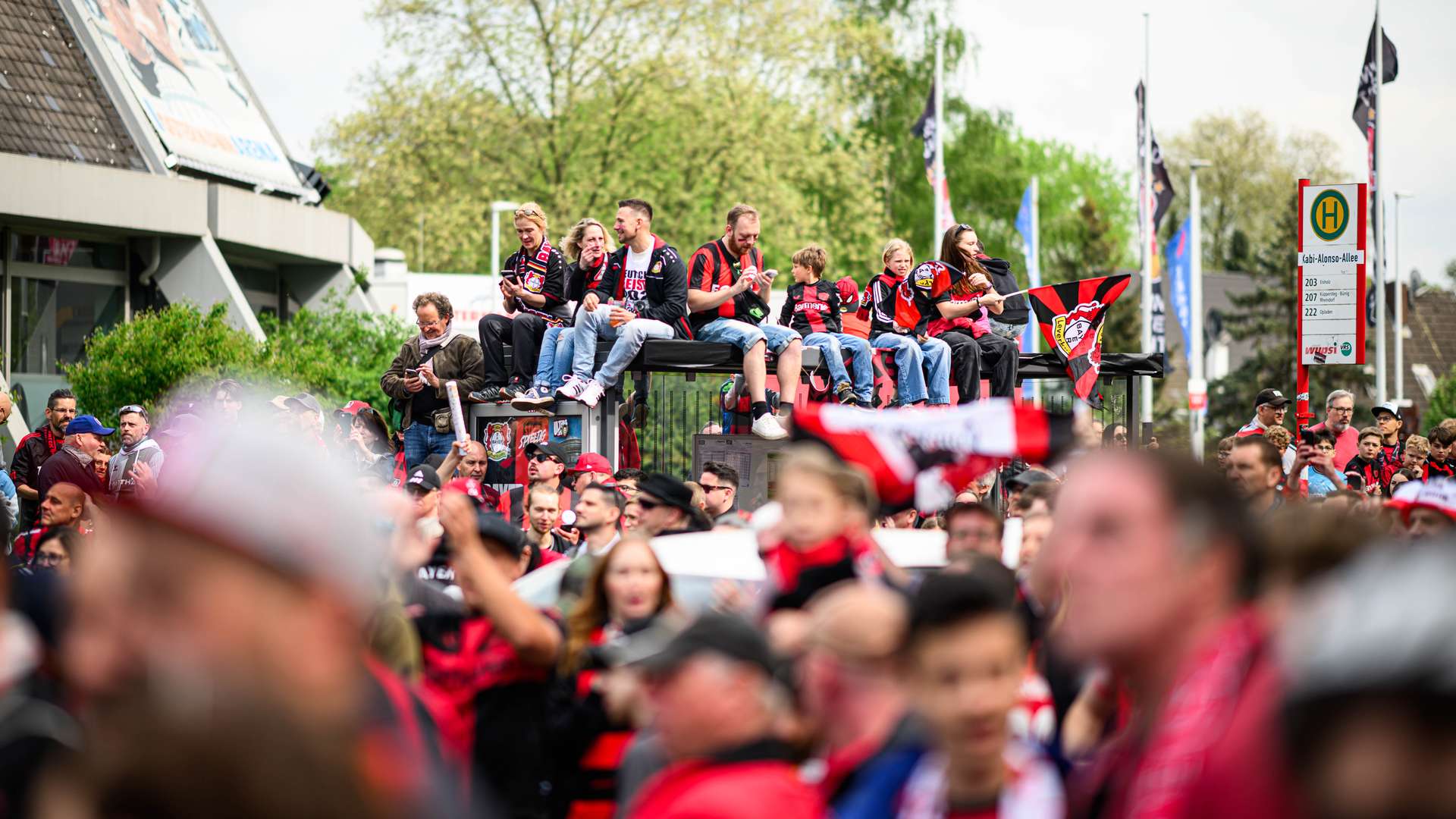 Busempfang am 14. April 2024