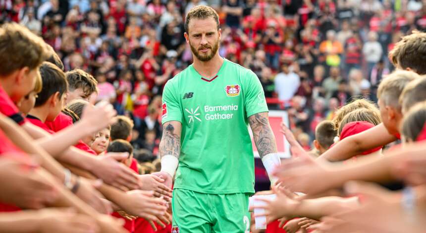 Mark Flekken bei der Löwenclub-Eskorte