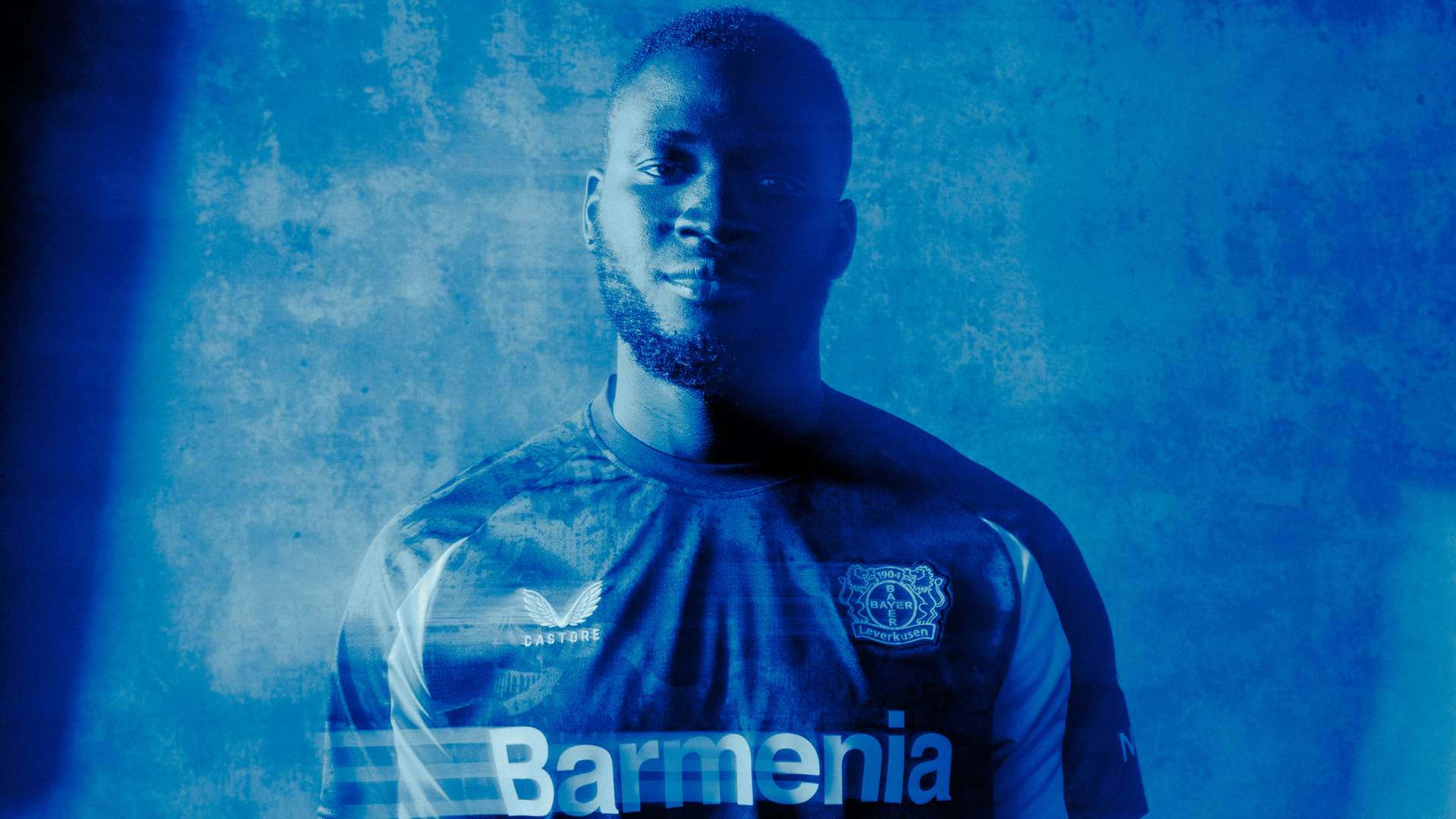 Victor Boniface im Ausweichtrikot