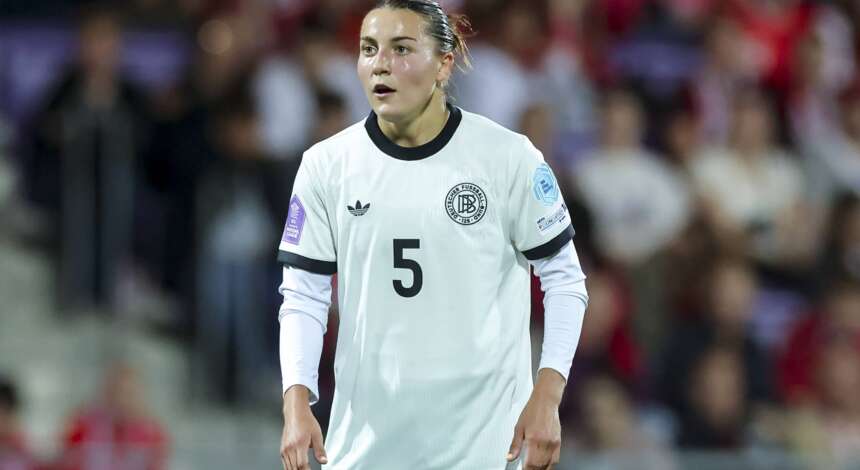 Carlotta Wamser im Trikot der Nationalmannschaft